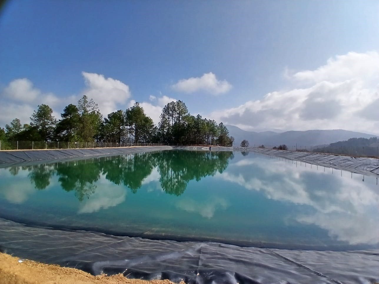 olla de captacion de agua - Geomembrana HDPE